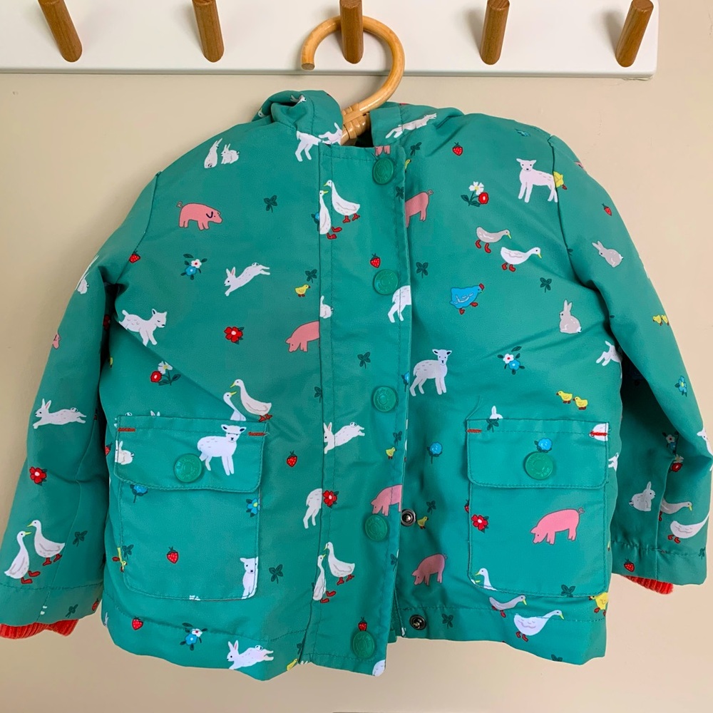 Baby Boden 3 in 1 Raincoat Vest 18 months